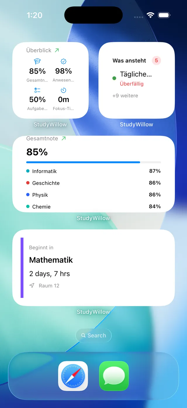 Homescreen-Widgets