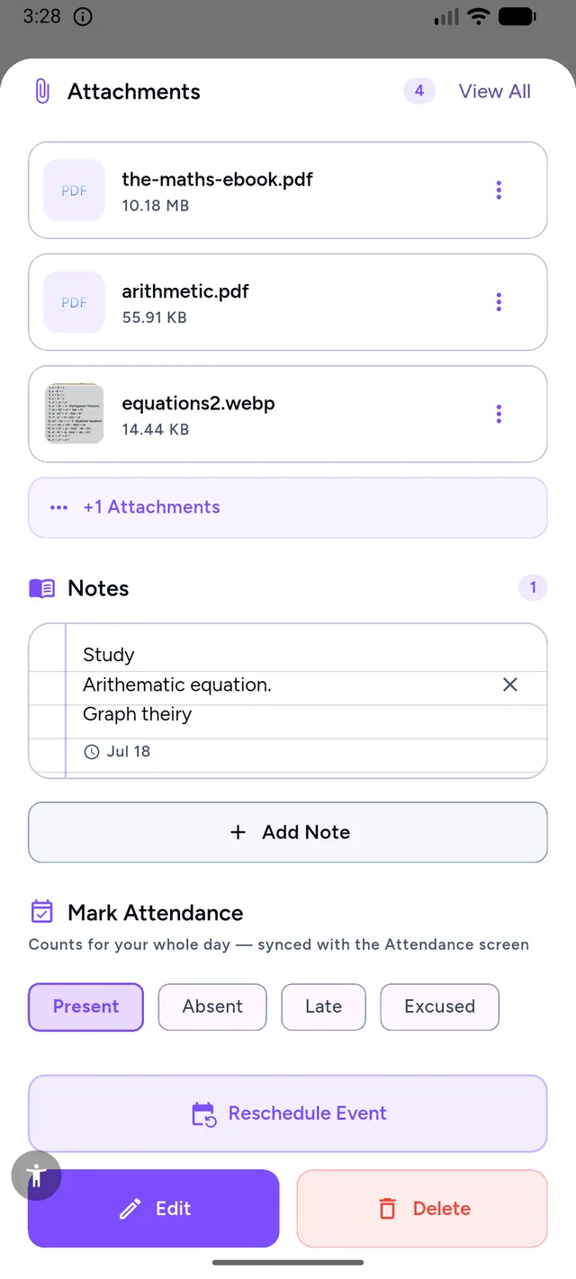 Class details