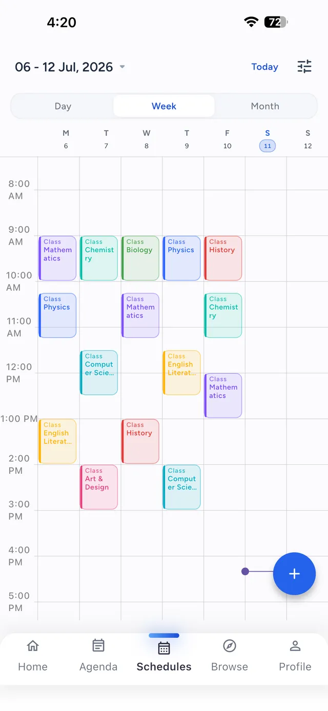 Timetable